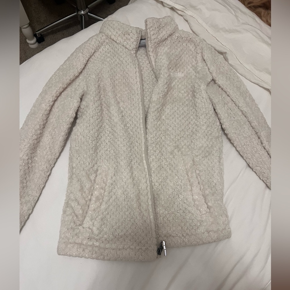 Columbia Girls Cream Fleece Jacket